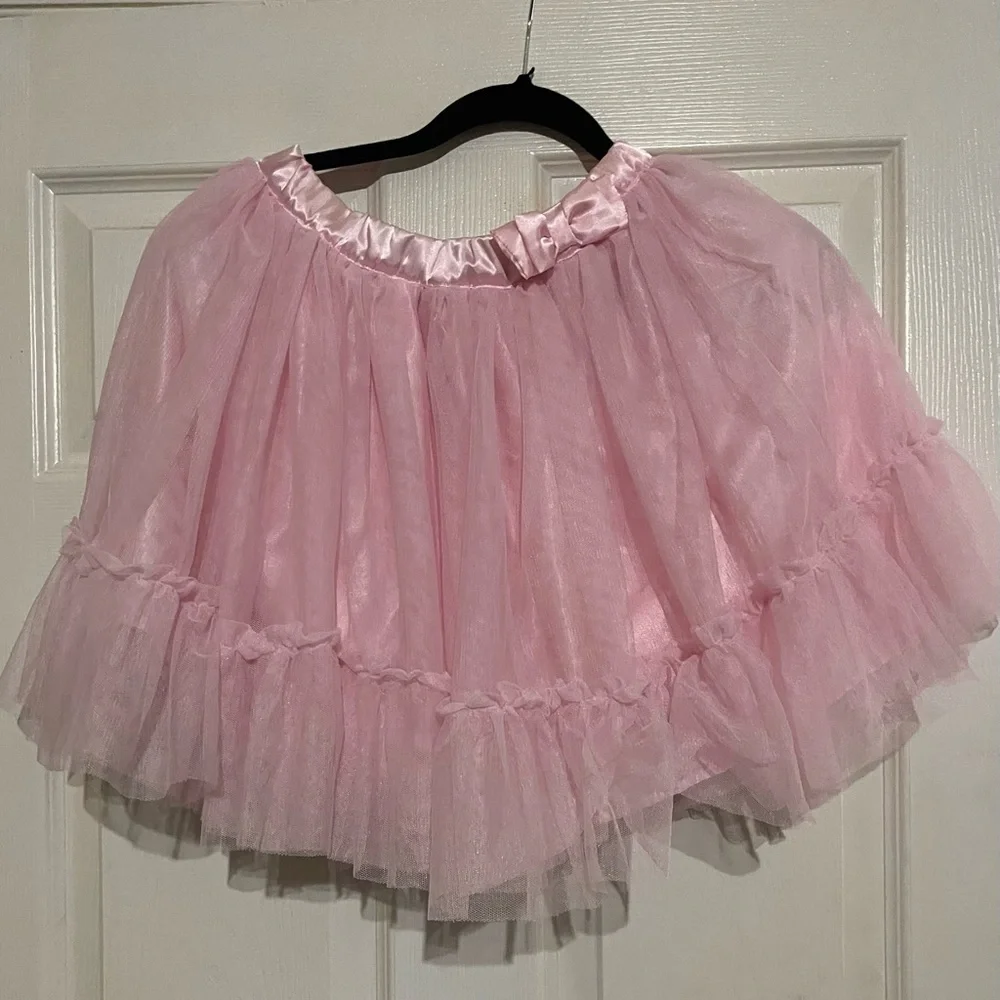 Gymboree pink tulle skirt size 10/12